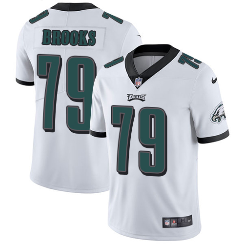 Nike Eagles #79 Brandon Brooks White Youth Stitched NFL Vapor Untouchable Limited Jersey - Click Image to Close